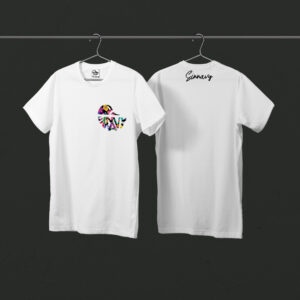 Tee-shirt motifs fleurs