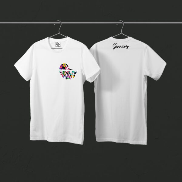 Tee-shirt motifs fleurs