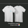 Tee-shirt blanc CANARD sur le cœur