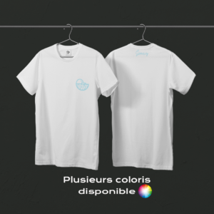 Tee-shirt blanc CANARD sur le cœur