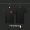 Tee-shirt noir CANARD sur le coeur