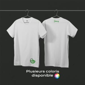 Tee-shirt blanc CANARD sur le bas