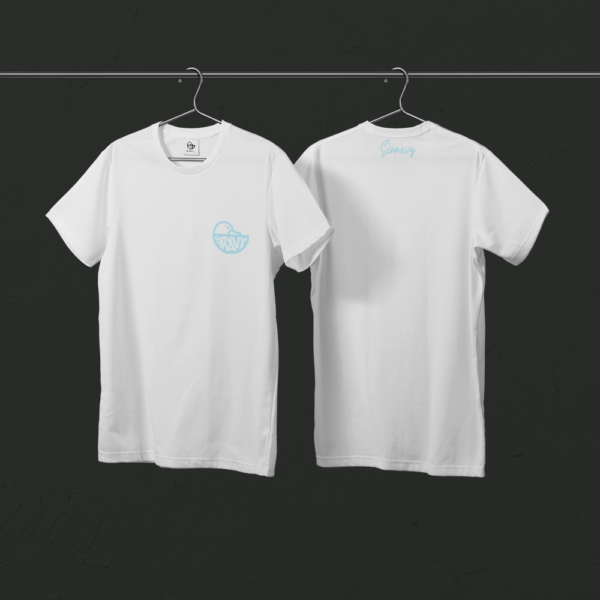 Tee-shirt blanc CANARD sur le cœur