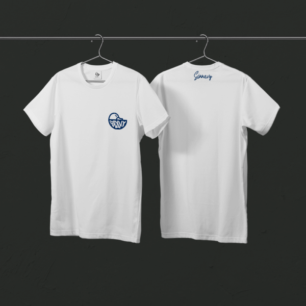 Tee-shirt blanc CANARD sur le cœur