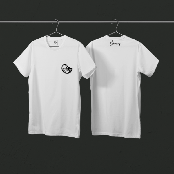 Tee-shirt blanc CANARD sur le cœur