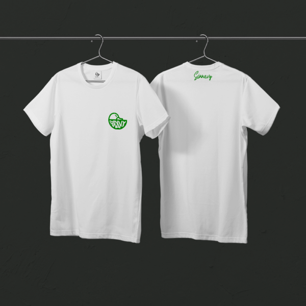 Tee-shirt blanc CANARD sur le cœur