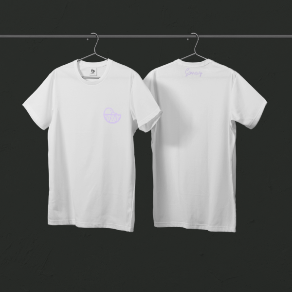 Tee-shirt blanc CANARD sur le cœur