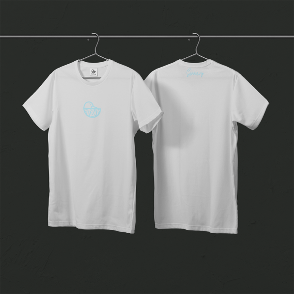 Tee-shirt blanc CANARD central