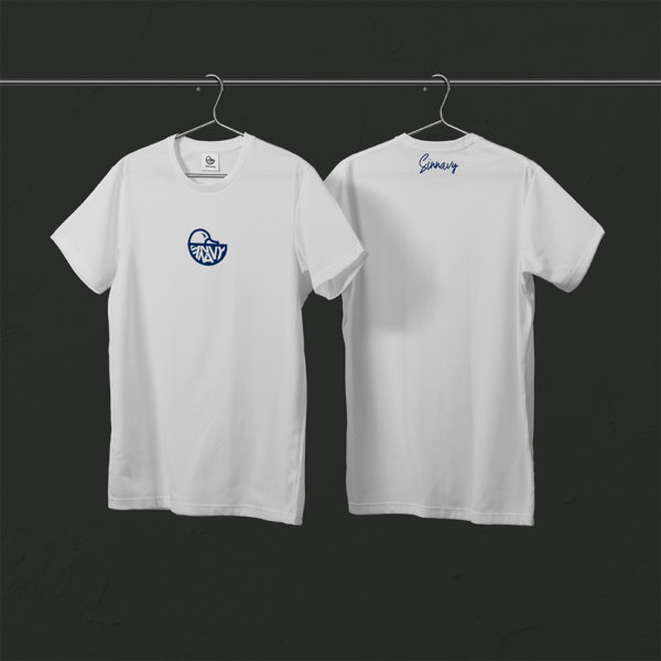Tee-shirt blanc CANARD central