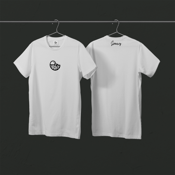 Tee-shirt blanc CANARD central