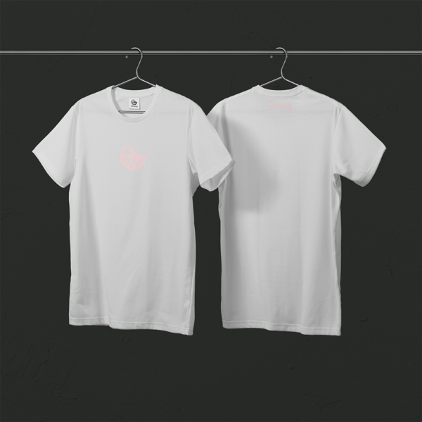 Tee-shirt blanc CANARD central
