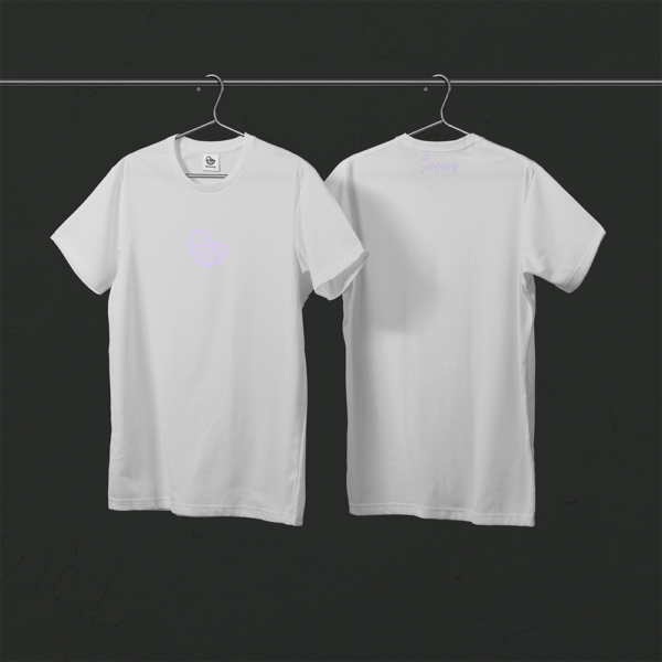 Tee-shirt blanc CANARD central