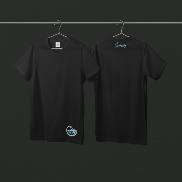 Tee-shirt noir CANARD sur le bas