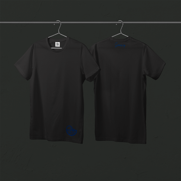 Tee-shirt noir CANARD sur le bas