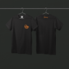 Tee-shirt noir CANARD sur le coeur