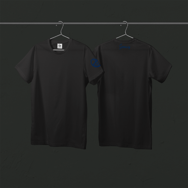 Tee-shirt noir CANARD sur la manche