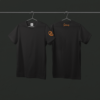 Tee-shirt noir CANARD sur la manche