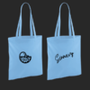 Sac en coton bleu ciel