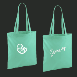 Sac en coton menthe