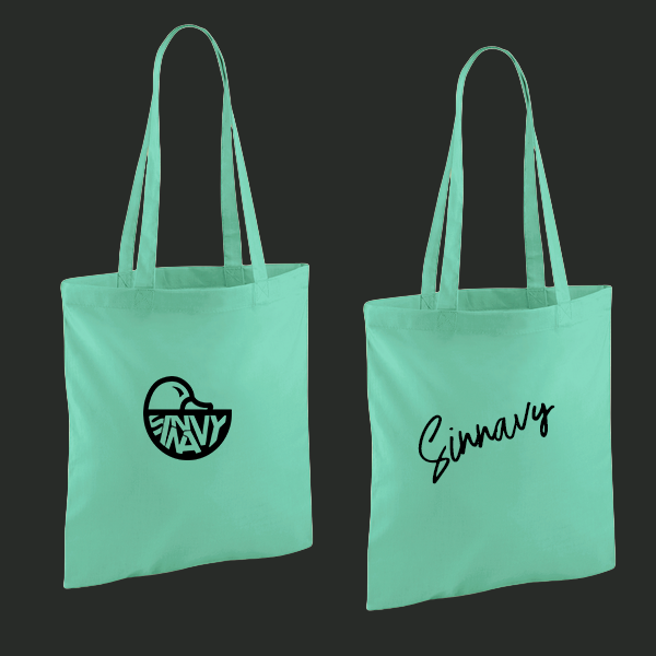 Sac en coton menthe
