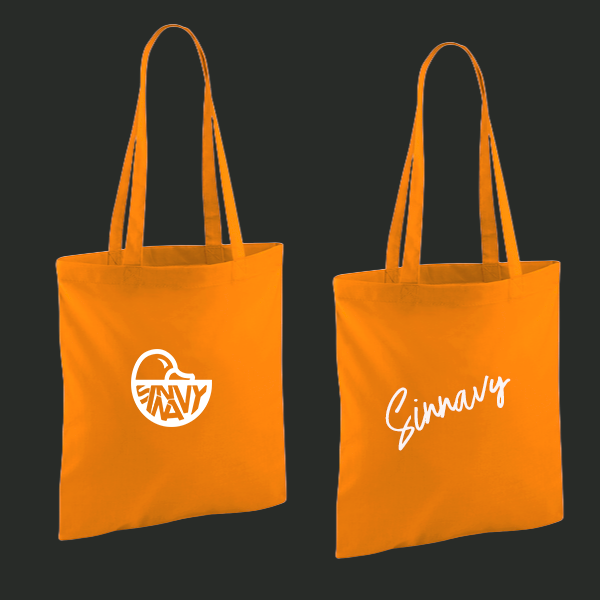 Sac en coton orange