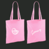 Sac en coton rose