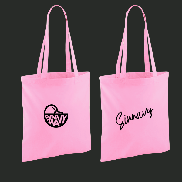Sac en coton rose
