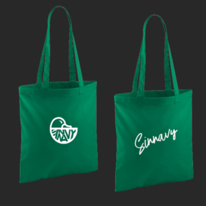 Sac en coton vert