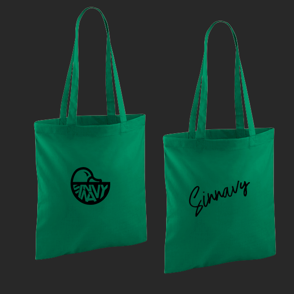 Sac en coton vert