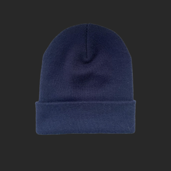 Bonnet à revers bleu marine