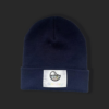 Bonnet à revers bleu marine