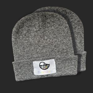 Bonnet à revers gris