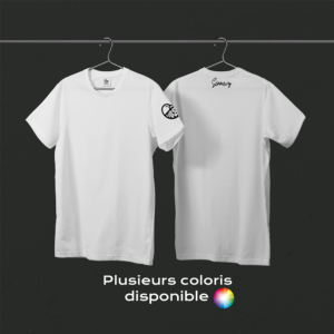 Tee-shirt blanc CANARD sur la manche