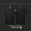 Tee-shirt noir CANARD sur la manche