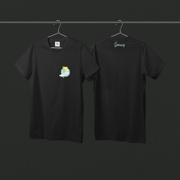 Tee-shirt noir Skate Vibes (petit modèle) enfant