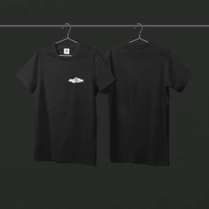 Tee-shirt noir NUAGE