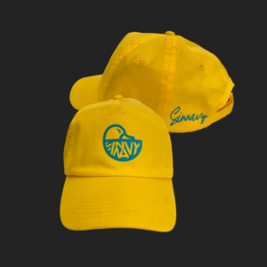 Casquette Jaune/turquoise