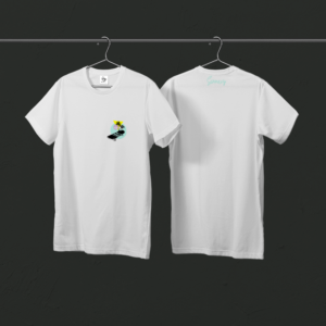Tee-shirt blanc Skate Vibes (petit modèle)