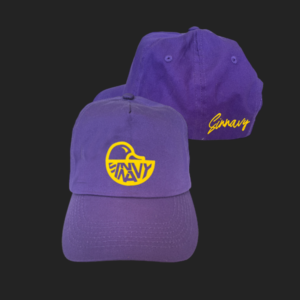 Casquette VIOLET/JAUNE