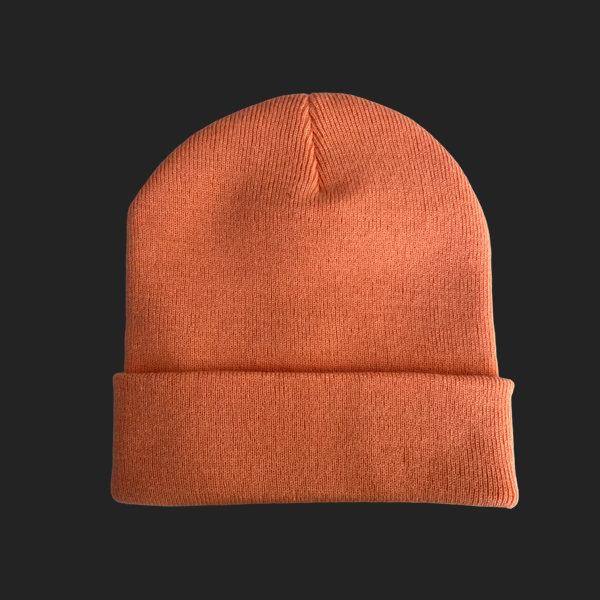 Bonnet à revers corail
