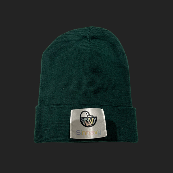 Bonnet à revers bottle Green
