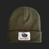 Bonnet à revers vert kaki