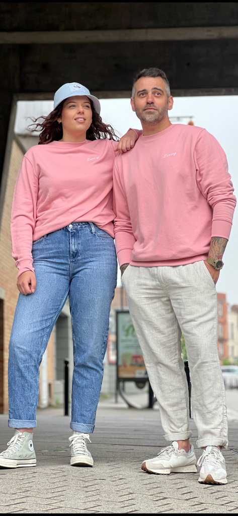 pull rose unisexe