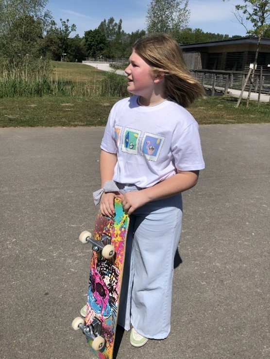 petite fille skate