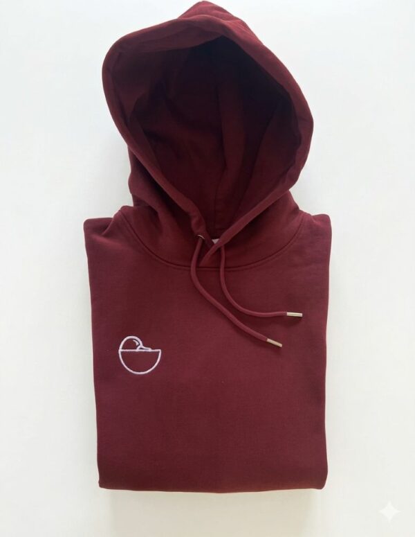 photo fiche produit du pull adulte bordeaux pull bordeaux